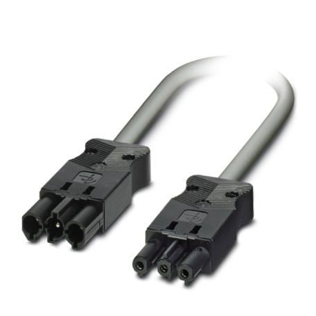 PLD E 608-CA-MS/0,6/FS/UL 2702307 PHOENIX CONTACT Cable de potencia, 3-polos, PVC, gris RAL 7001, Conector m..