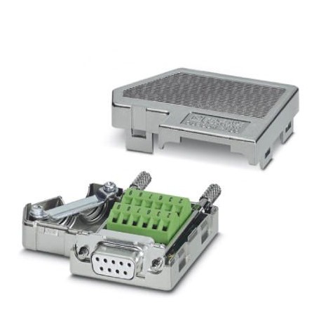 SUBCON-PLUS F3 2761871 PHOENIX CONTACT Conector D-SUB, conector hembra de 9 polos, dos entradas de cables ba..