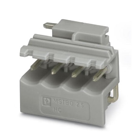 MSTBO 2,5/ 4-G1L GY 2854555 PHOENIX CONTACT Carcasa base placa de circuito impreso, sección nominal: 2,5 mm2..