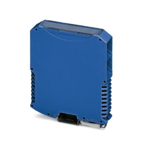 ME MAX 22,5 2-2 BU 2890315 PHOENIX CONTACT Caja para carril DIN, Carcasa completa con pasador de metal, dise..