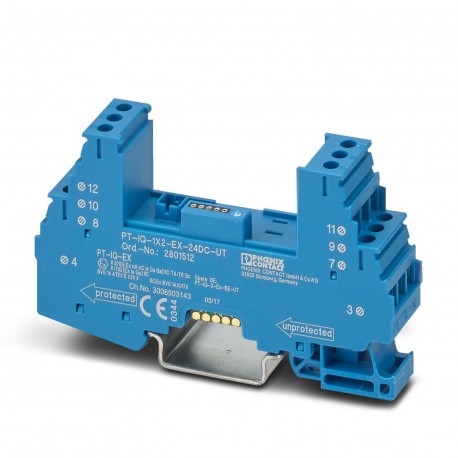 PT-IQ-3-EX-BE-UT 2905496 PHOENIX CONTACT Base da proteção contra surtos