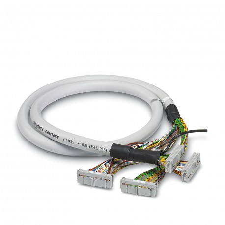 CABLE-2FLK24/2FLK24/DV/10,0M/S 2906959 PHOENIX CONTACT Cable redondo confeccionado apantallado control: Emer..
