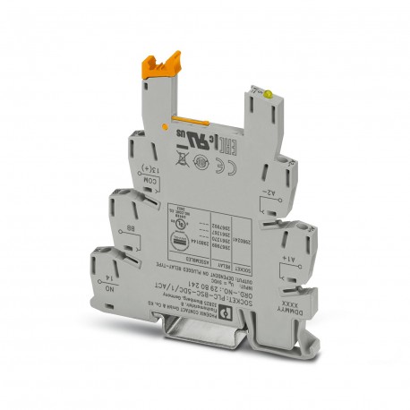 PLC-BSC- 24DC/ 1/ACT 2966058 PHOENIX CONTACT Borne de base PLC de 6,2 mm para funciones de salida con conexi..
