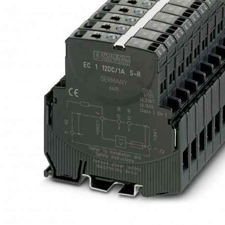 EC 1 12DC/6A S-C 3000758 PHOENIX CONTACT Disjuntor de proteção de equipamentos eletrônico