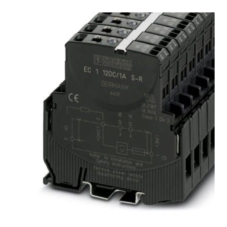 EC 1 12DC/1A S-R 3000760 PHOENIX CONTACT Disjoncteur de protection d'appareils électronique