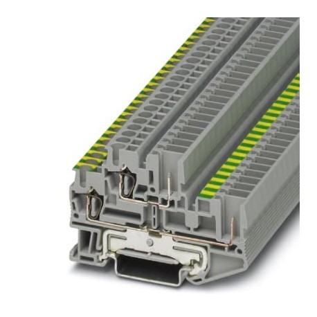 STTB 2,5/2P-PE/L 3061156 PHOENIX CONTACT Protective conductor double-level terminal block