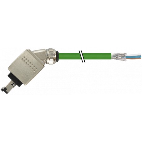 7000-74621-7961000 MURRELEKTRONIK RJ45 Push Pull 45° freies Leitungsende Profinet PUR 2x2xAWG22 geschirmt gr..