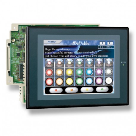 NSJ8-TV01B-G5D 224117 NSJ8TV01BG5D OMRON SYSMAC UNO 8,4" TFT, DNET, ETHERNET, CJ1G45H (Nero)