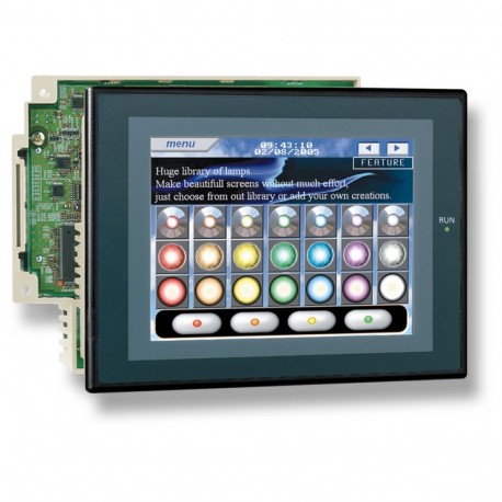 NSJ12-TS01B-G5D 224125 NSJ12TS01BG5D OMRON SYSMAC ONE 12,1"" TFT, DNET, ETHERNET, CJ1G45H (Negro)