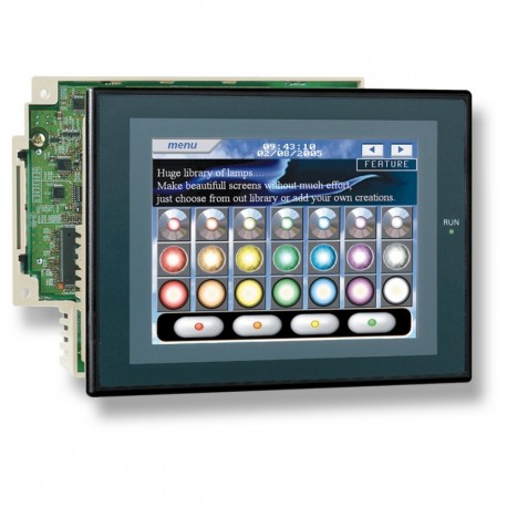NSJ12-TS01B-G5D 224125 OMRON SYSMAC ONE 12,1" TFT-дисплей, Ethernet / IP, ETHERNET, CJ1G45H (Черный)