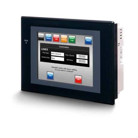 NSJ5-TQ11B-G5P 337501 AA031860M OMRON Sysmac Uno da 5,7" TFT, Profinet, ETHERNET, CJ1G45H (Nero)