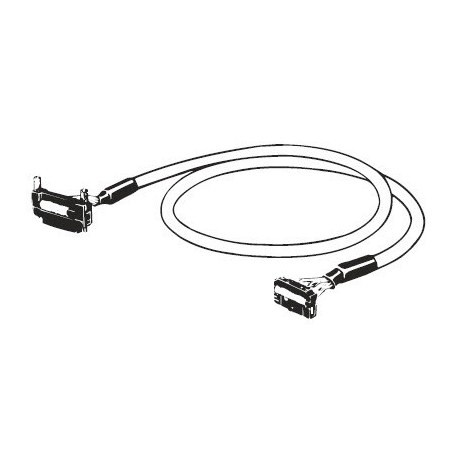 XW2Z-0100AD-L 377596 XW2Z0448R OMRON Cable conexión E/S, FCN24 a MIL20, L 100 cm