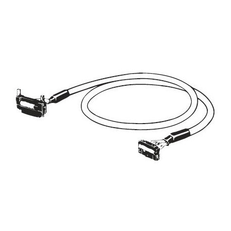 XW2Z-0200AD-L 377598 XW2Z0449G OMRON Câble de connexion d'e/S, FCN24 à MIL20, L 200 cm