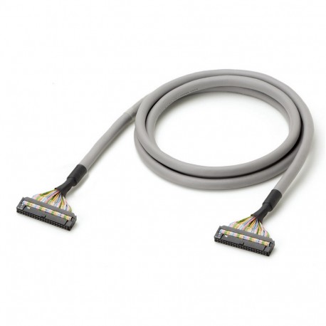 XW2Z-0050FF-L 377665 XW2Z0516G OMRON Cable conexión E/S, MIL40 a MIL40, L 50 cm