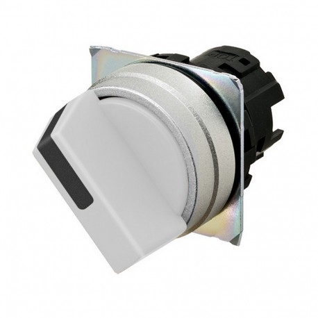 A22NZ-2ML-NWA 660928 A22NZ2MLNWA OMRON Select.22mm, 2 Posiciones, Metal, RESET AUTO.IZQ, BLANCO