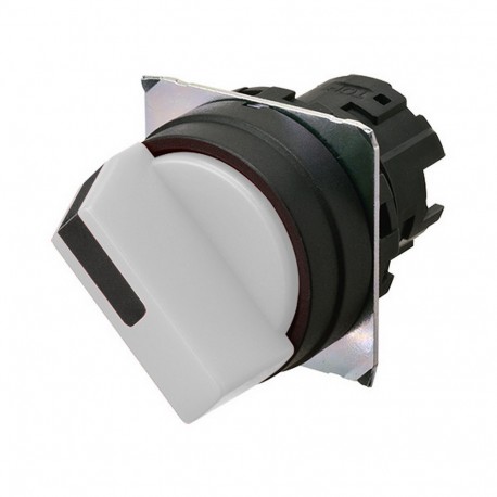 A22NZ-2BL-NWA 663830 A22NZ2BLNWA OMRON Select.22mm, 2 Position, Plastic, AUTO RESET.LEFT, WHITE