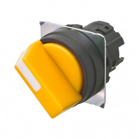 A22NZ-2BL-NYA 664081 A22NZ2BLNYA OMRON Select.22mm, 2 Posições, Plástico, AUTO RESTAURAÇÃO.ESQUERDA, AMARELO