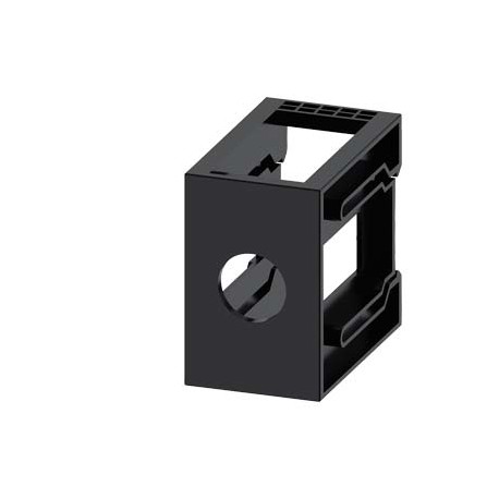 3SU1900-0KH80-0AA0 SIEMENS Adapter for DIN rail mounting Black, for command devices, 22 mm, round