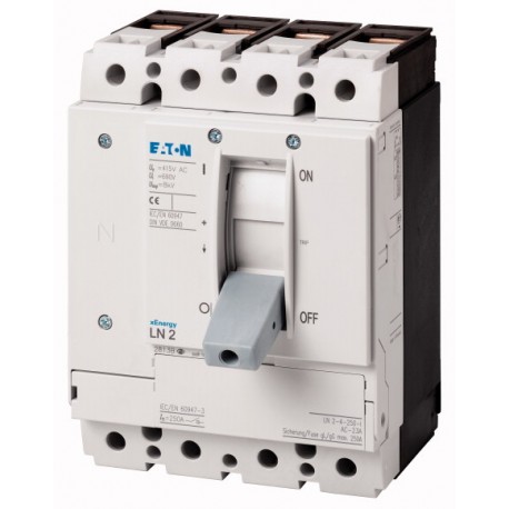 Deckel LN2-4 (beschriftet) 12303518 EATON ELECTRIC Tapa para interruptor 4 P