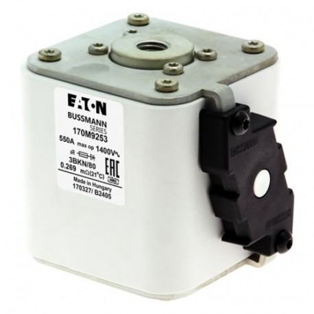 FUSE 550A 1400V 3BKN/80 AR 170E9253 EATON ELECTRIC 170E9253