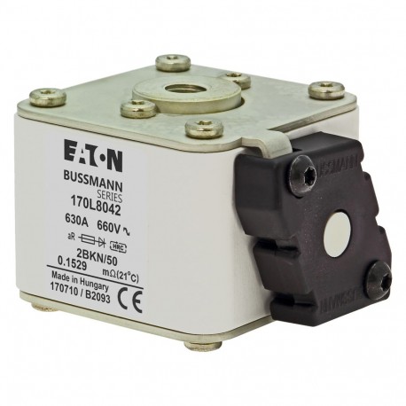 FUSE 630A 660V 2BKN/50 AR 170L8042 EATON ELECTRIC 170L8042
