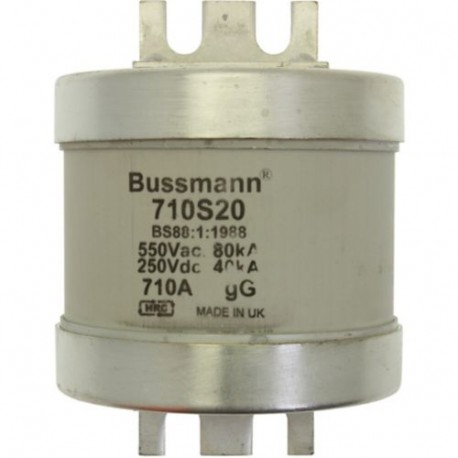 710Amp BS88 INDUSTRIAL FUSE 710S20 E75-PPA050P-M12 EATON ELECTRIC schmelzsicherung, BT, 710 A, AC, 550 V, DC..
