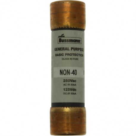 BUSS ONE TIME FUSE NON-45 NON-45 EATON ELECTRIC cartouche fusible, Basse tension, 10 A, AC 250 V, UL Class K..