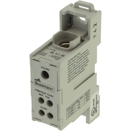 PDB FINGER SAFE ASSEMBLY PDBFS220 EATON ELECTRIC Distribution block, 175 A, AC 600 V, DC 600 V, UL, AC 690 V..