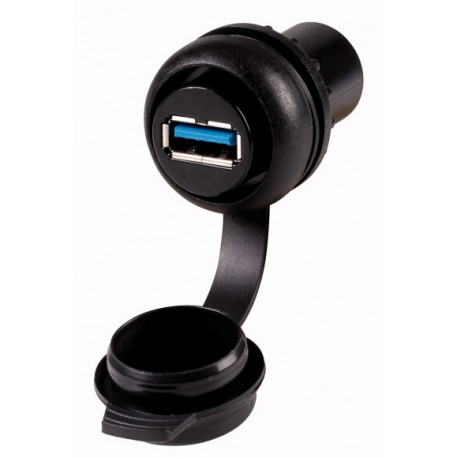 LICENZA CGVISON USB 40071347931 M22S-USB EATON ELECTRIC Front element, black, +USB 3.0