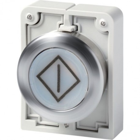 M30I-FDL-W-X100 188041 EATON ELECTRIC Illuminated push-buttons, flat front, flush, momentary, white, labeled