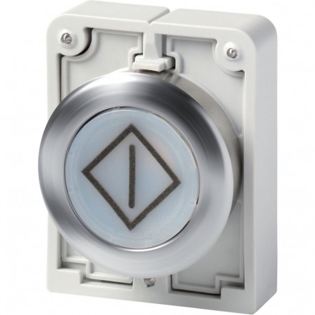 M30I-FDL-W-X100 188041 Y7-188041 EATON ELECTRIC Illuminated push-buttons, flat front, flush, momentary, whit..