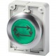 M30I-FDL-G-X32 188042 EATON ELECTRIC Illuminated push-buttons, flat front, flush, momentary, green, labeled
