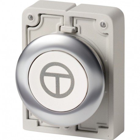 M30I-FD-W-X11 188056 Y7-188056 EATON ELECTRIC Push-buttons, flat front, flush, momentary, white, labeled