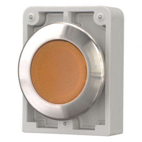 M30I-FDL-A 188063 EATON ELECTRIC Illuminated push-buttons, flat front, flush, momentary, orange, blank