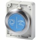 M30I-FD-B-X217 188099 Y7-188099 EATON ELECTRIC Push-buttons, flat front, flush, momentary, blue, labeled