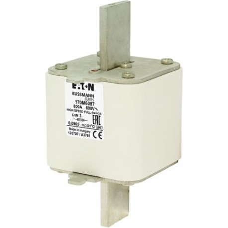 FUSE 900A 690V DIN 3 GR 170M6092 EATON ELECTRIC 170M6092