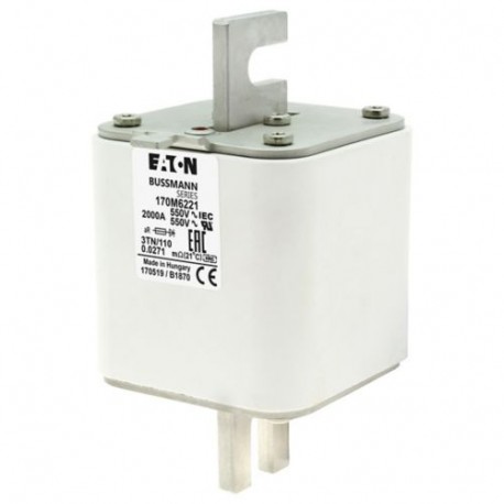 FUSE 2000A 550V 3S/110 AR 170M6224 EATON ELECTRIC Sicherungseinsatz