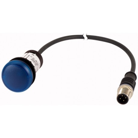 C22-L-B-24-P32 185134 EATON ELECTRIC Indicator light, classic, flat, blue, 24 V AC/DC, cable (black) with m8..