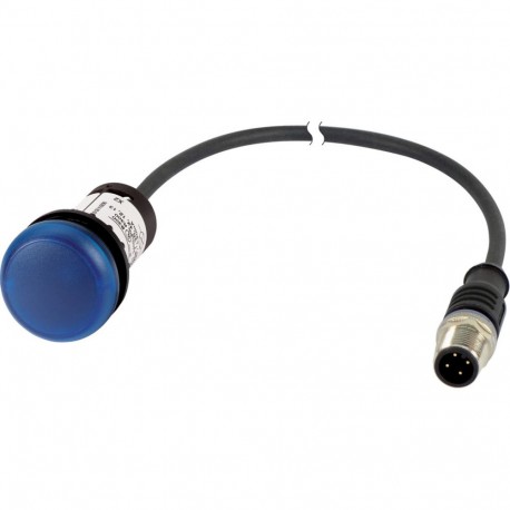 C22-L-B-24-P32 185134 EATON ELECTRIC Indicator light, classic, flat, blue, 24 V AC/DC, cable (black) with m8..