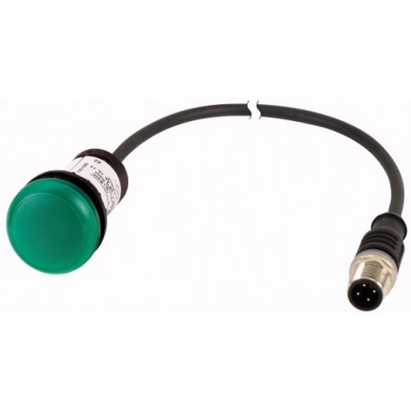 C22-L-G-24-P32 185135 EATON ELECTRIC Indicator light, classic, flat, green, 24 V AC/DC, cable (black) with m..