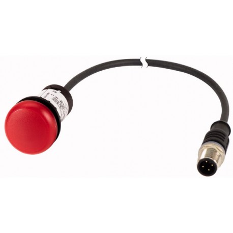 C22-L-R-24-P32 185136 EATON ELECTRIC Indicator light, classic, flat, red, 24 V AC/DC, cable (black) with m8 ..