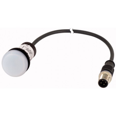 C22-L-W-24-P32 185137 EATON ELECTRIC Indicator light, classic, flat, white, 24 V AC/DC, cable (black) with m..