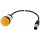 C22-L-Y-24-P32 185138 EATON ELECTRIC Indicator light, classic, flat, yellow, 24 V AC/DC, cable (black) with ..