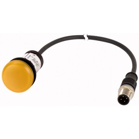 C22-L-Y-24-P32 185138 EATON ELECTRIC Indicator light, classic, flat, yellow, 24 V AC/DC, cable (black) with ..