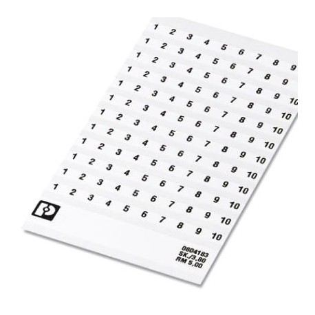 SK 5/3,8: 1-250 0804222 PHOENIX CONTACT Marker card