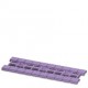 UM-TMF (6X5) VT 0833097 PHOENIX CONTACT Espaço reservado para bornes, Tiras, violeta, sem rotular, rotulable..