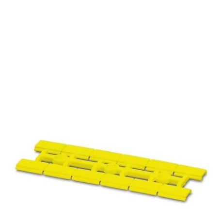 UM-TMF (10X5) YE 0833114 PHOENIX CONTACT Marker for terminal blocks, Strip, yellow, unlabeled, rotulable wit..