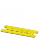 UM-TMF (16X5) YE 0833126 PHOENIX CONTACT Marker for terminal blocks, Strip, yellow, unlabeled, rotulable wit..