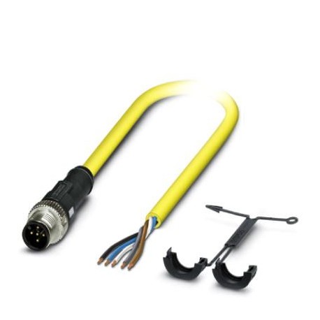 SAC-HZ-5P-MS/5,0-542 SCO BK 1409605 PHOENIX CONTACT Cable para sensores/actuadores, 5-polos, PVC, amarillo, ..