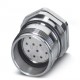 RC-16S1N126000 1600865 PHOENIX CONTACT Connector for devices with thread bolt M20 x 1.5, straight, shielded:..